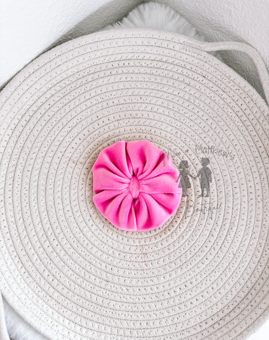 Bubblegum Pink Plushy Velvet Headwrap