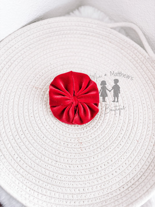 Glitter Red Velvet Headwrap
